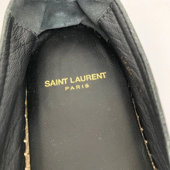 YSL Yves Saint Laurent Leather Espadrille - Picture 10 of 11
